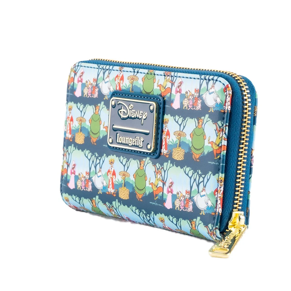 Loungefly Disney Robin Hood Cast in Sherwood Forest Zip-Around Wallet