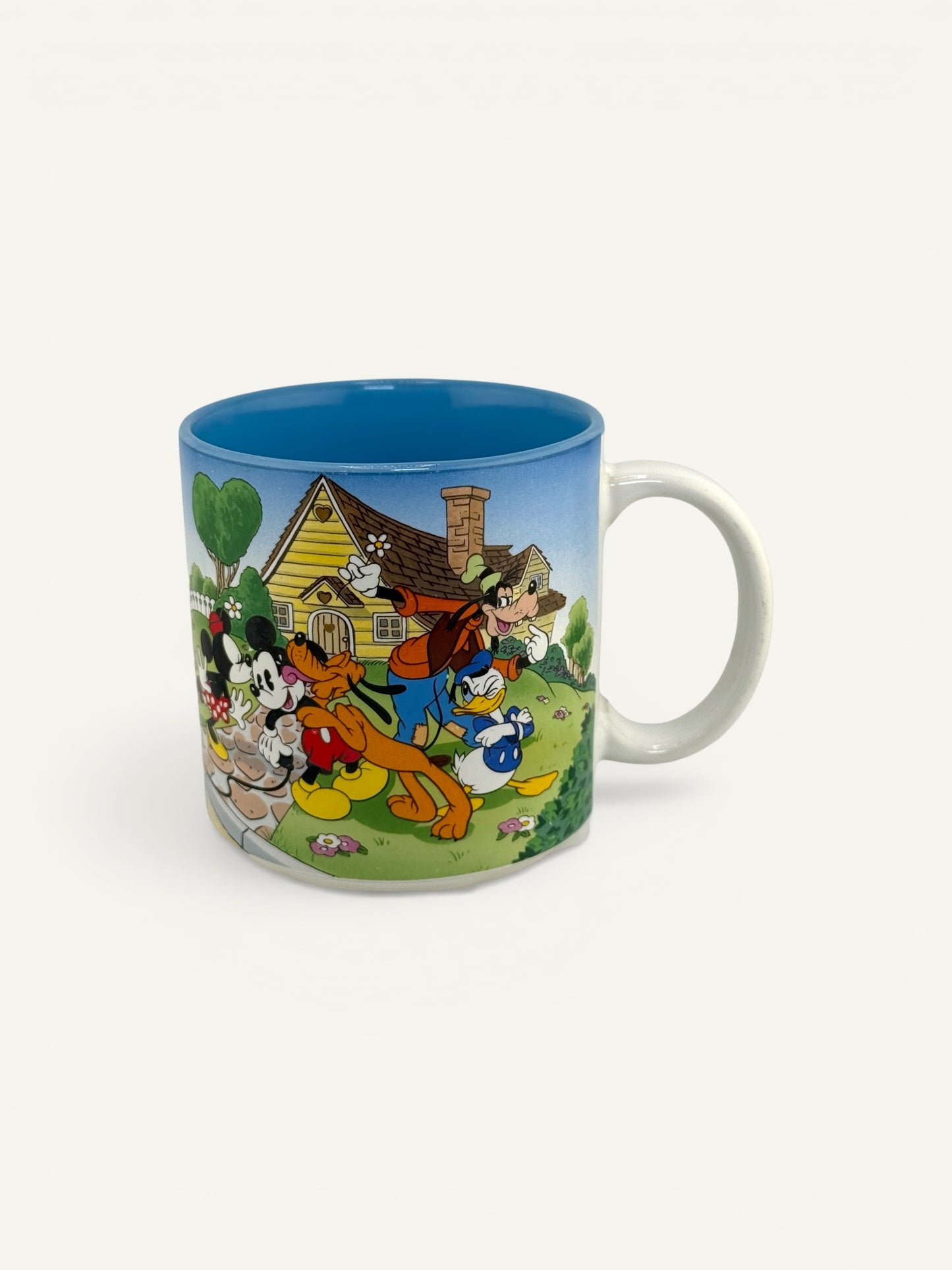 Vintage Disney Mickey & Friends Ceramic Mug – Made in Japan | Classic Disney Collectible Coffee Cup