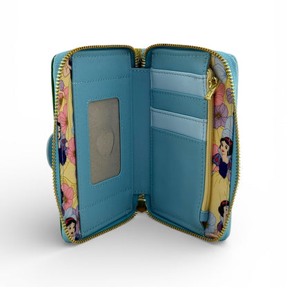 Loungefly Disney Snow White and the Seven Dwarfs Snow Forest Animals Zip Wallet