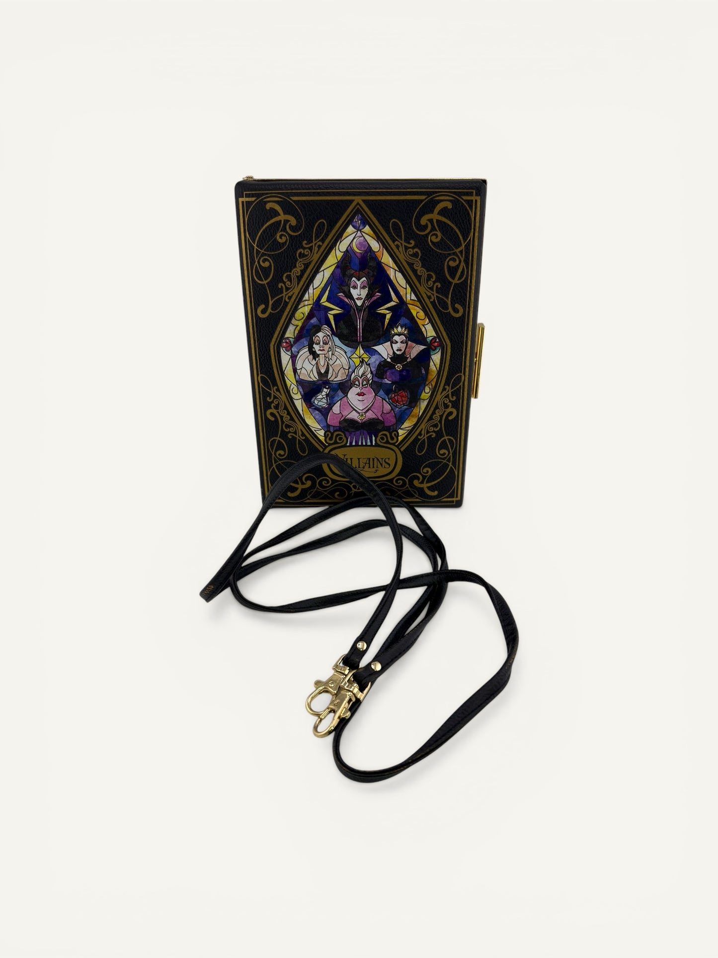 Loungefly Disney Villains Book Clutch Crossbody Bag