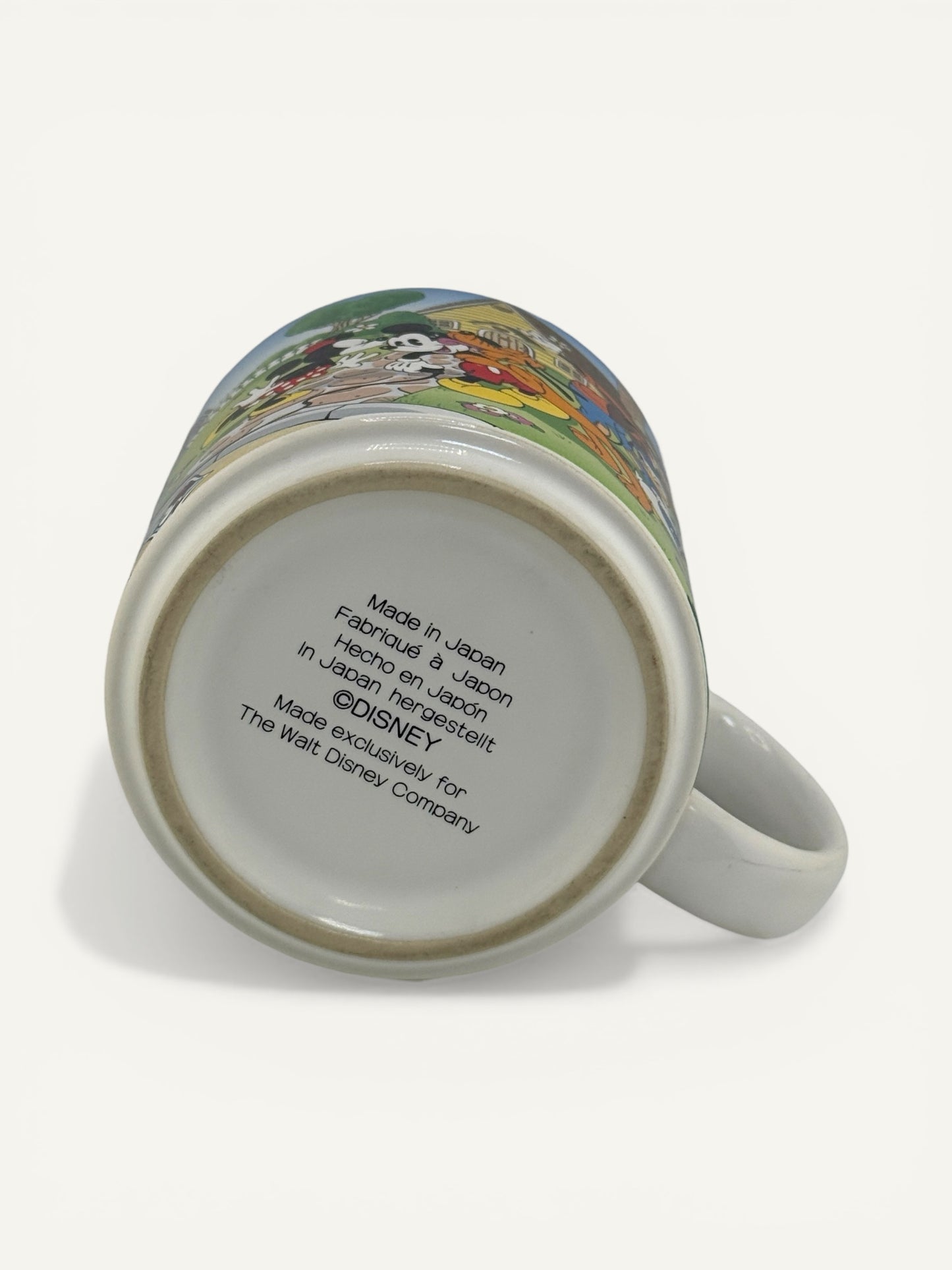 Vintage Disney Mickey & Friends Ceramic Mug – Made in Japan | Classic Disney Collectible Coffee Cup