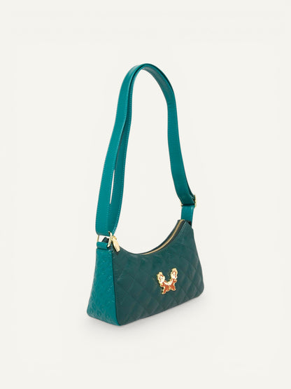 Loungefly Disney Chip & Dale Quilted Shoulder Bag