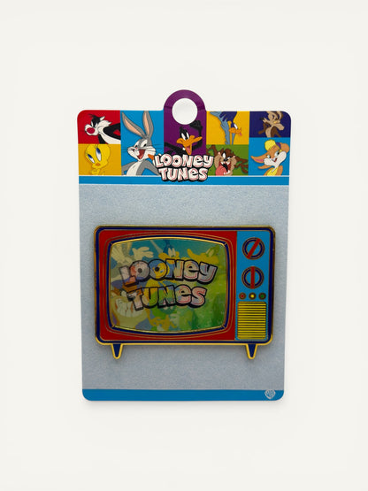Six Flags Looney Tunes Retro TV Lenticular Pin