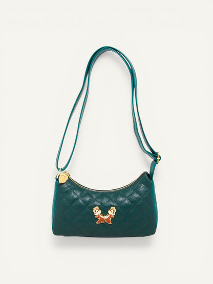 Loungefly Disney Chip & Dale Quilted Shoulder Bag
