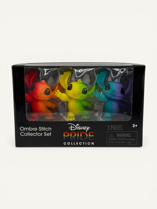 Disney Pride Collection Ombre Stitch Collector Set – 3 Figure Set