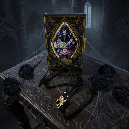 Loungefly Disney Villains Book Clutch Crossbody Bag