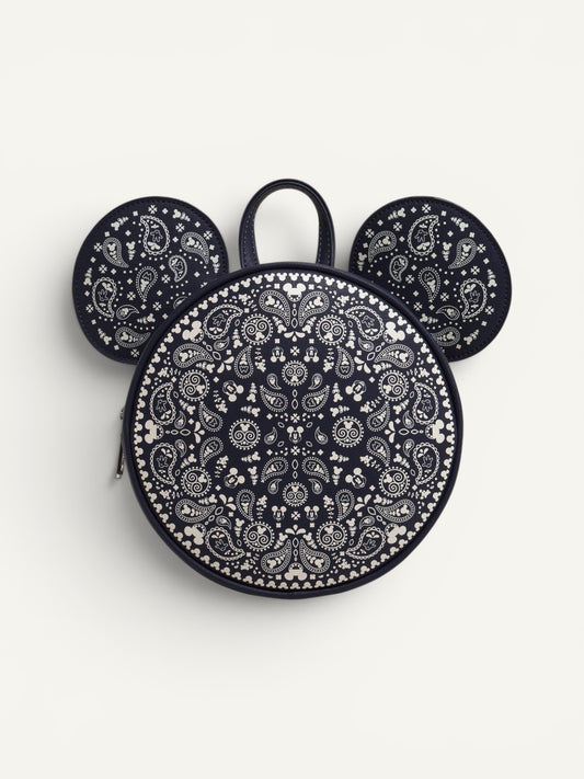 Loungefly Disney Mickey Mouse Patterned Convertible Mini Backpack