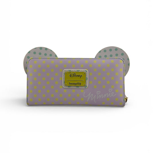 Loungefly Disney Minnie Mouse Pastel Polka Dot Wallet