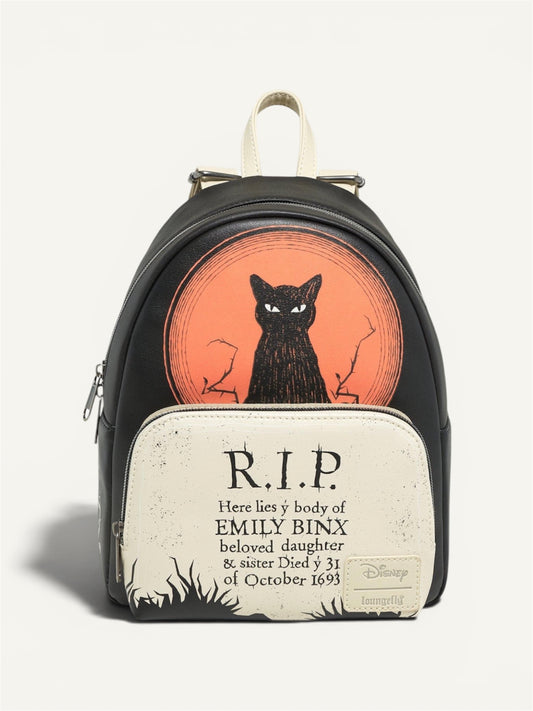 Loungefly Disney Hocus Pocus Binx Glow-In-The-Dark Mini Backpack
