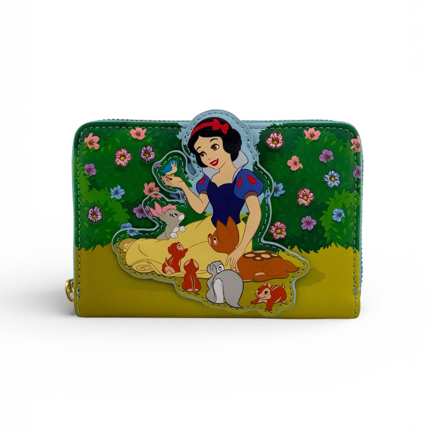 Loungefly Disney Snow White and the Seven Dwarfs Snow Forest Animals Zip Wallet