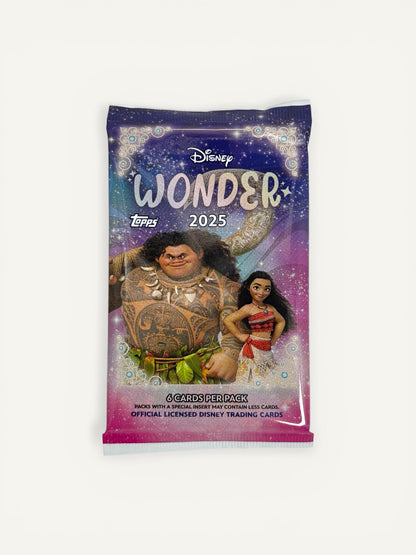 Topps Disney Wonder 2025 Trading Card Pack – Official Disney Collectible Cards