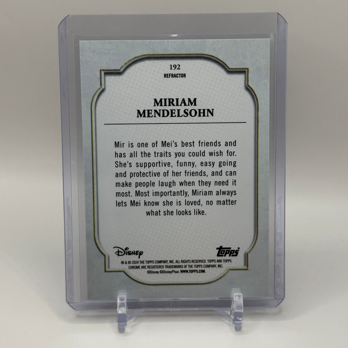 2024 Topps Chrome - Silver Refractor - Miriam Mendelsohn