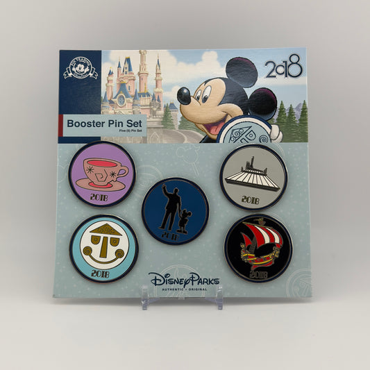 2018 Disney Attractions Booster Pin Set
