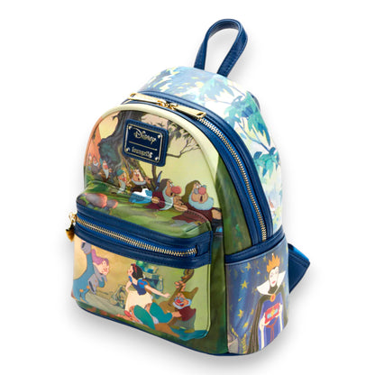 Snow White Film Scenes Mini Backpack