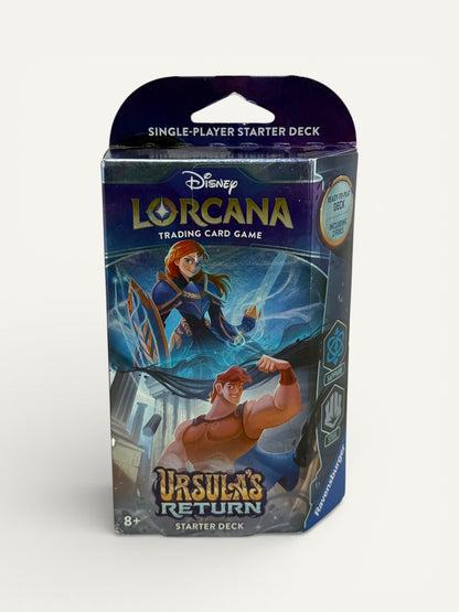 Disney Lorcana “Ursula’s Return” Single-Player Starter Deck – Anna & Hercules (Includes 2 Foil Cards)