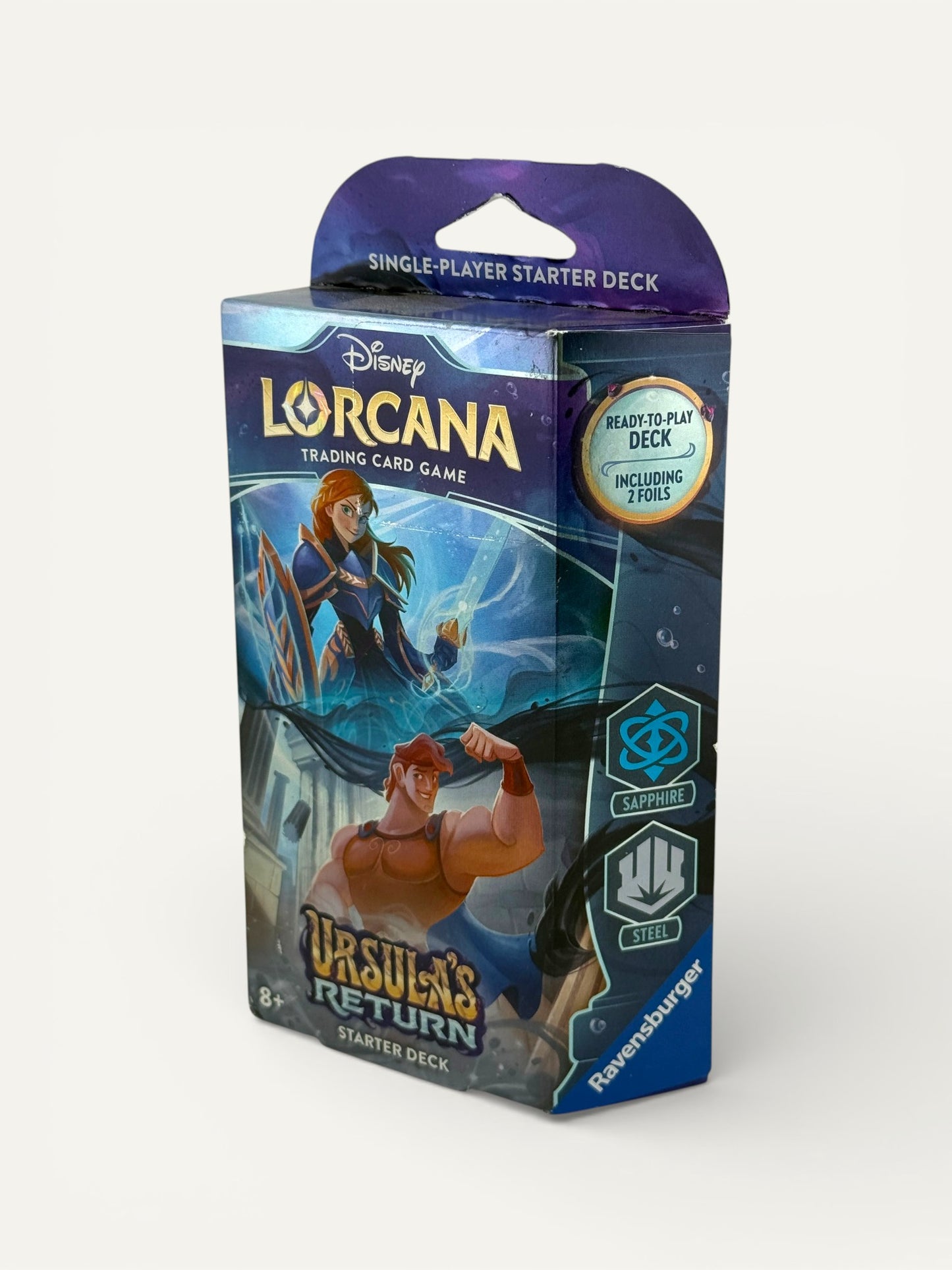 Disney Lorcana “Ursula’s Return” Single-Player Starter Deck – Anna & Hercules (Includes 2 Foil Cards)