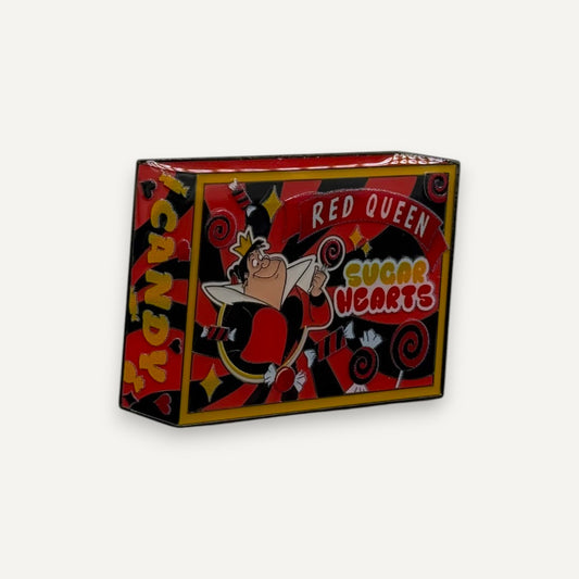Villains Candy Boxes - Queen of Hearts Sugar Hearts Pin