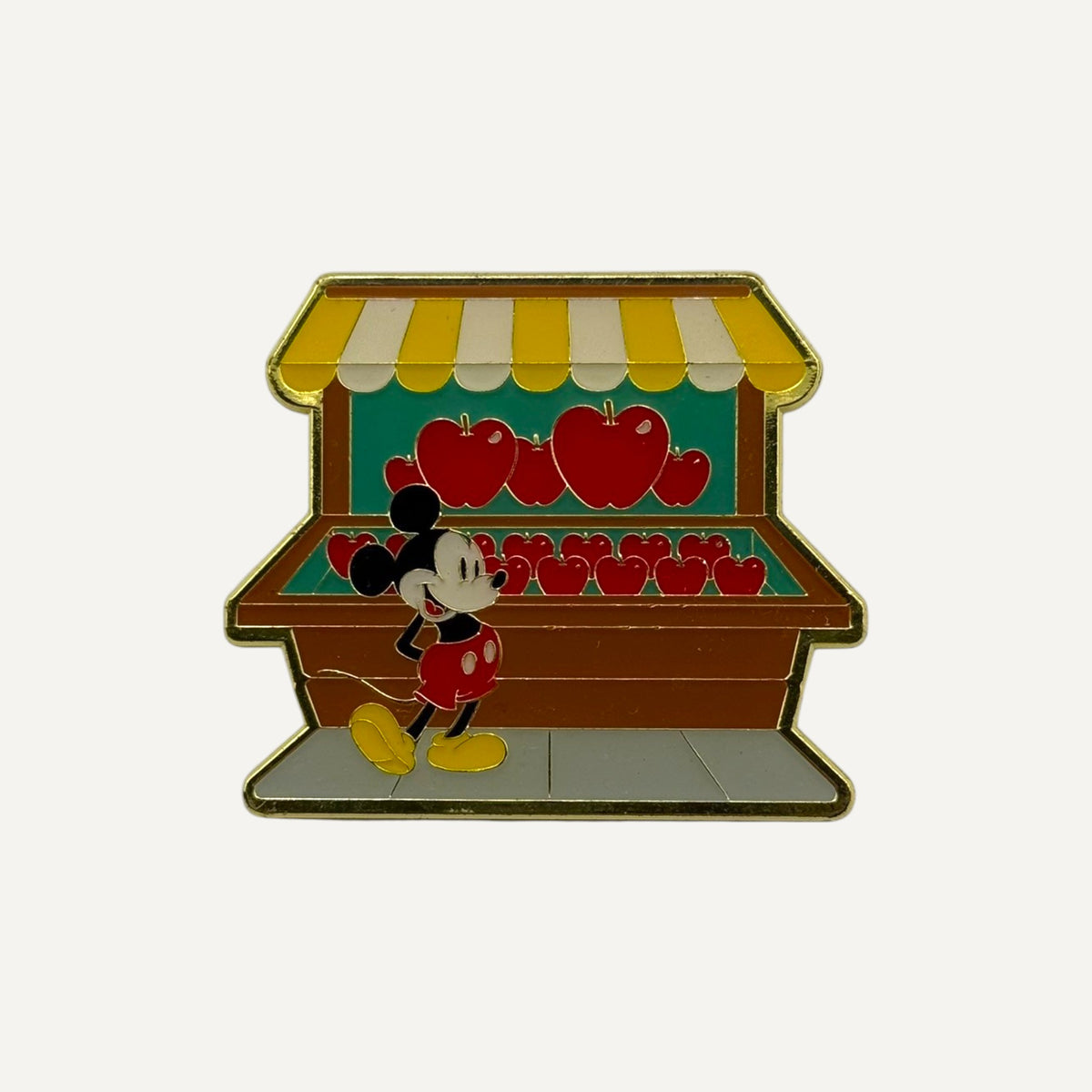Mickey & Friends Farmer Market Booth - Mickey Apple Stand Pin