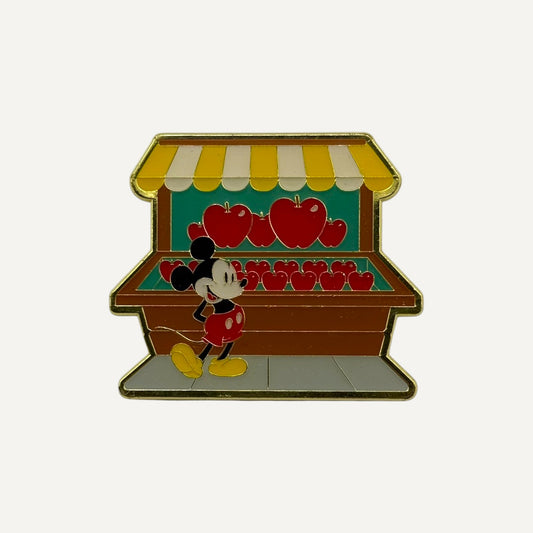 Mickey & Friends Farmer Market Booth - Mickey Apple Stand Pin