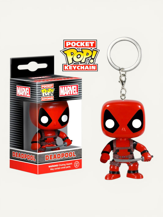 Funko Pocket Pop! Keychain Marvel Deadpool – Mini Deadpool Funko Keychain