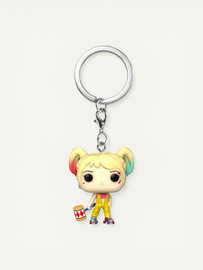 Funko Pocket Pop! DC Birds of Prey Harley Quinn Boobytrap Battle Keychain