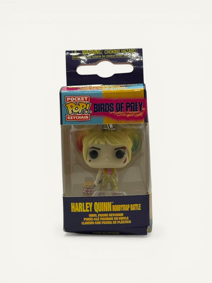 Funko Pocket Pop! DC Birds of Prey Harley Quinn Boobytrap Battle Keychain