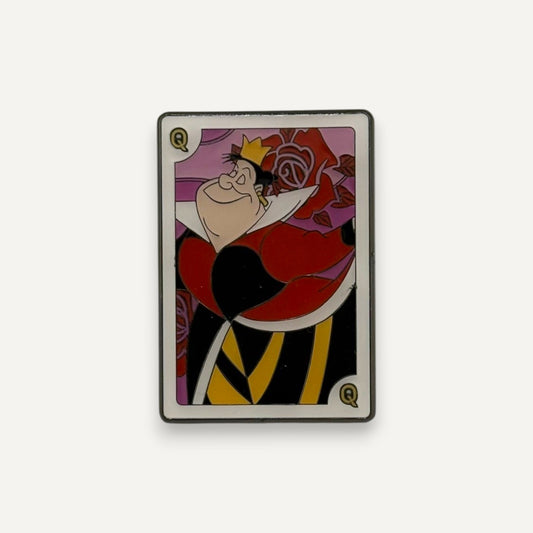 Villains Playing Cards - Queen of Hearts Pin