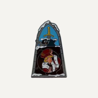 Imaginative Icons - Arthur and Archimedes Pin