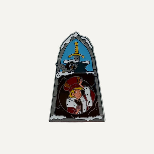 Imaginative Icons - Arthur and Archimedes Pin
