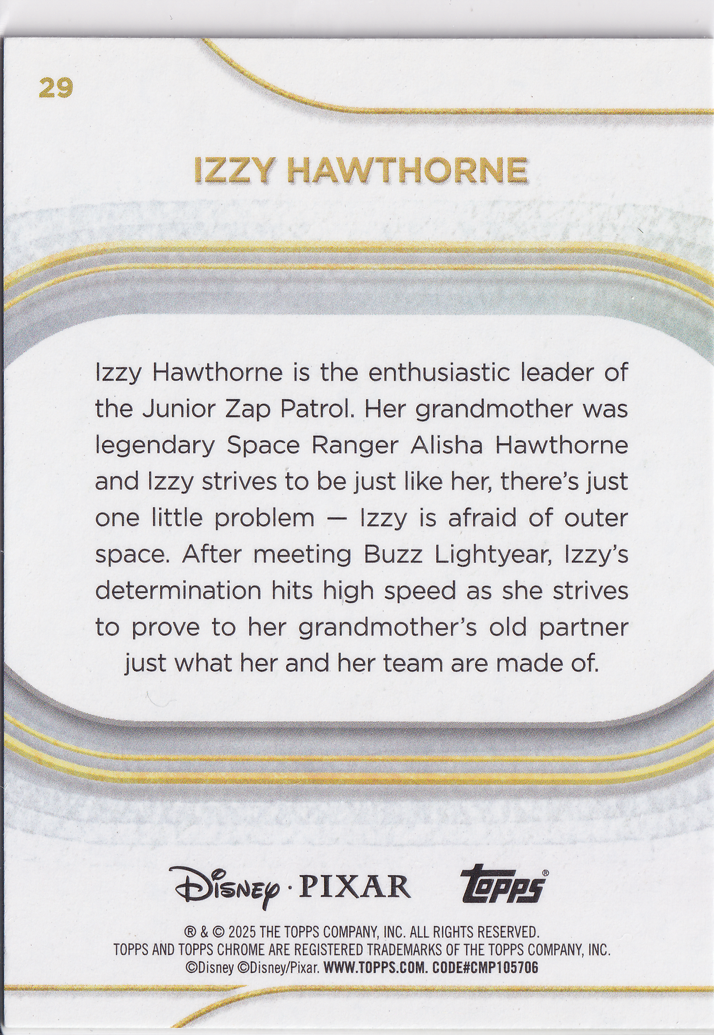 2025 Topps Chrome - Yellow Mini Diamond - Izzy Hawthorne