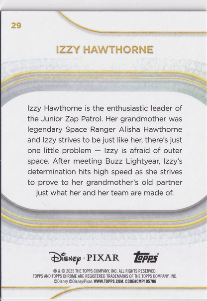 2025 Topps Chrome - Yellow Mini Diamond - Izzy Hawthorne