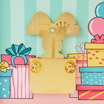 Loungefly Disney Mickey Mouse Birthday Present Surprise 3-Inch Collector Box Pin