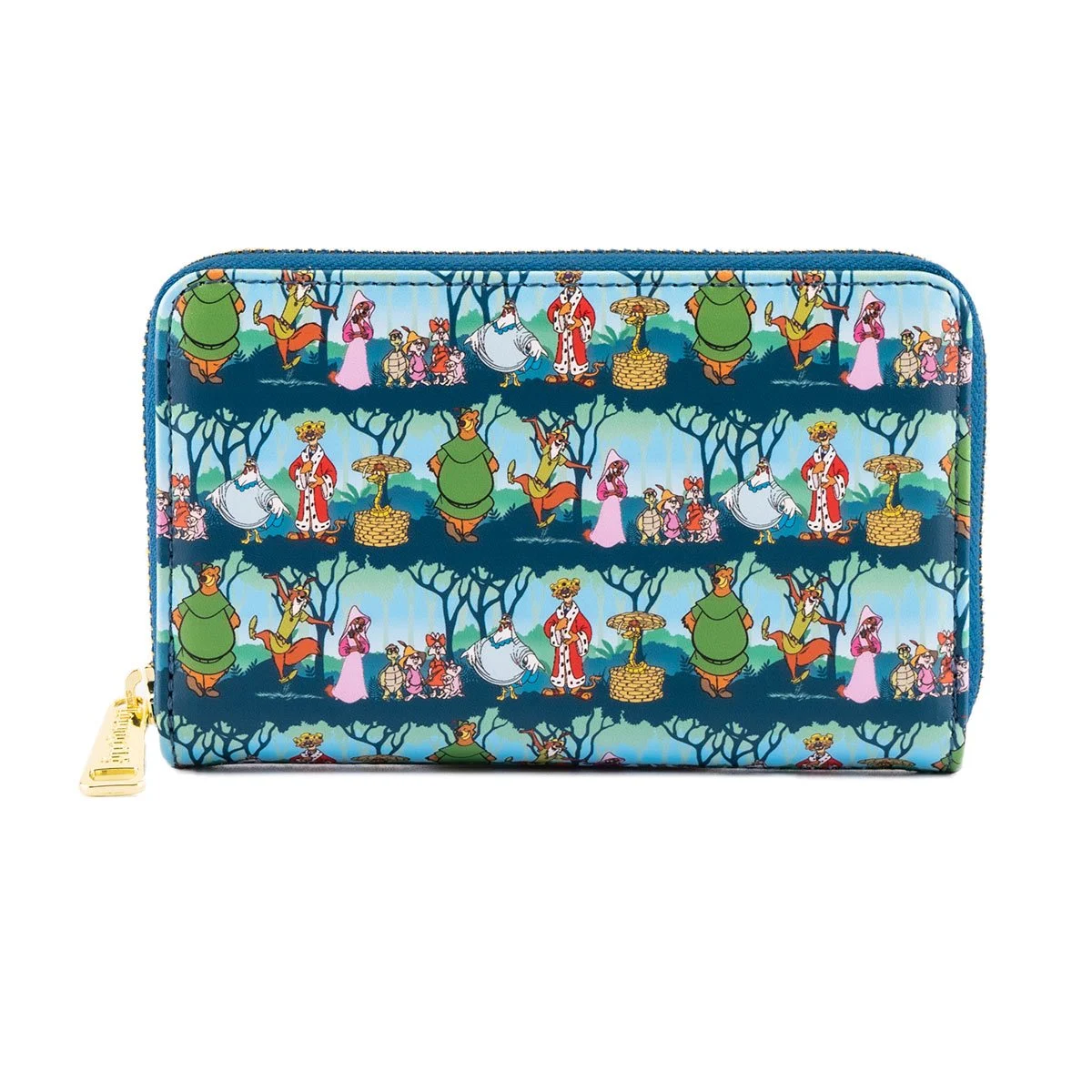Loungefly Disney Robin Hood Cast in Sherwood Forest Zip-Around Wallet