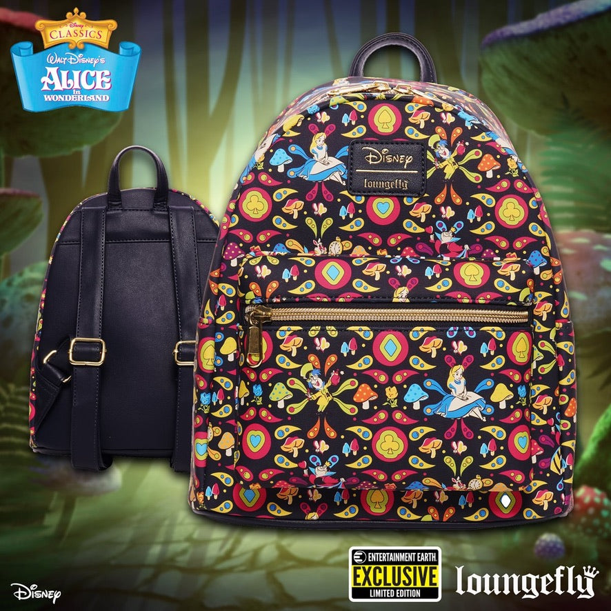 Alice in Wonderland Retro Mini-Backpack
