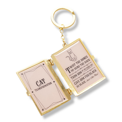 Hocus Pocus Spell Book Keychain